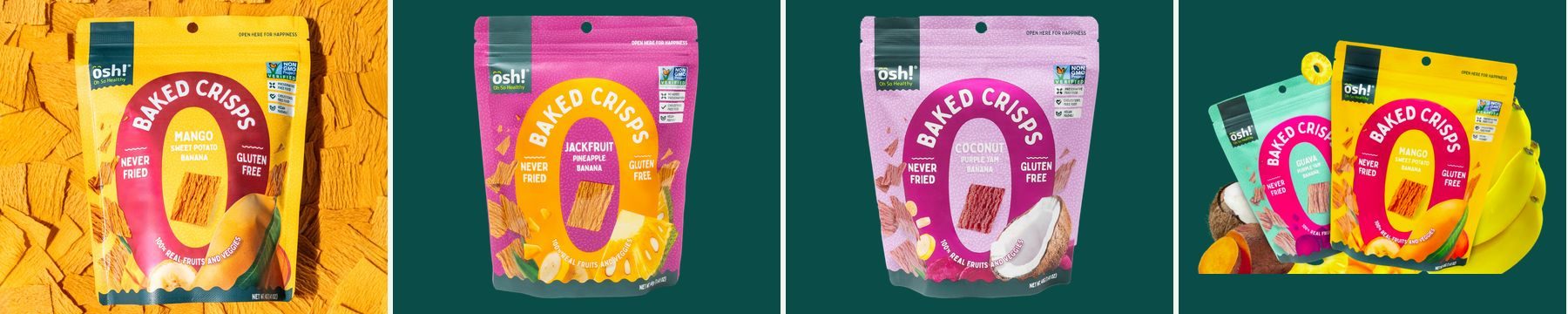 Oh So Healthy!: Baked fruit crisps, never fried