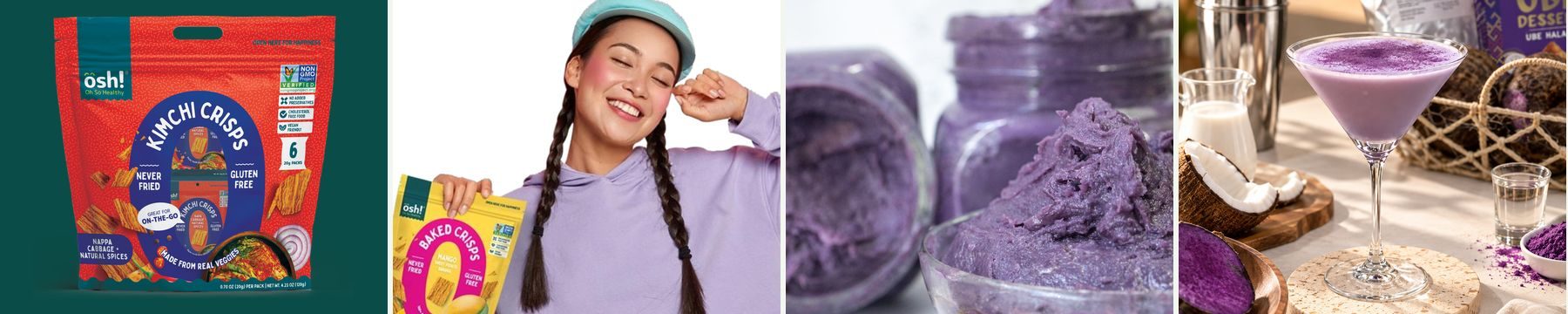 Oh So Healthy! · Royal Ube: Kimchi crisps, and ube for food manufacturing and beverages